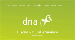 Desktop Screenshot of disenonaturalarmonico.com